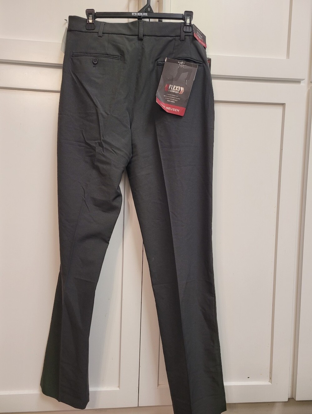Van Heusen Men’s Black Dress Pants - Flex Stretch